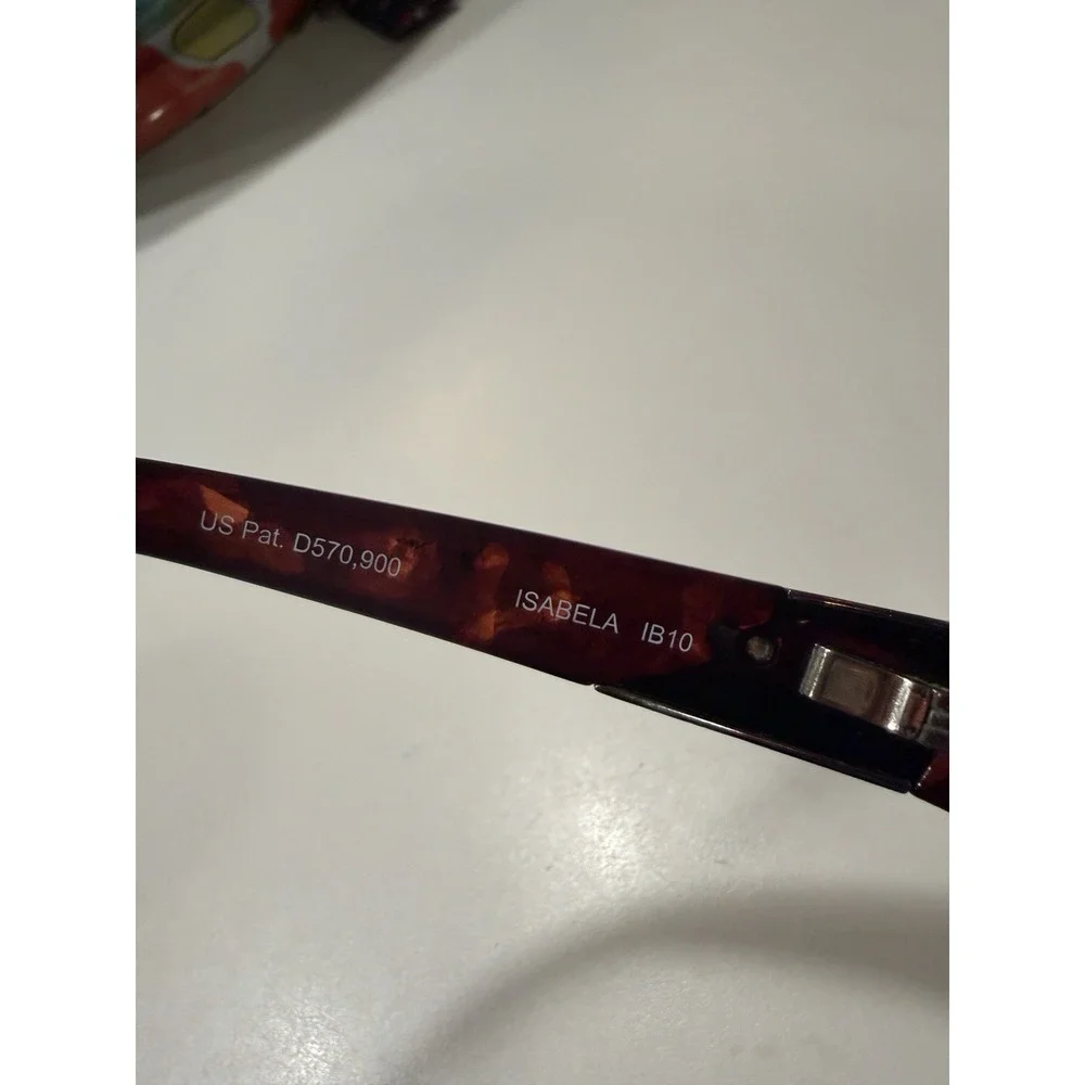 Costa Del Mar Isabela IB10 Sunglasses Tortoise Shell Amber Lens Oversized Womens